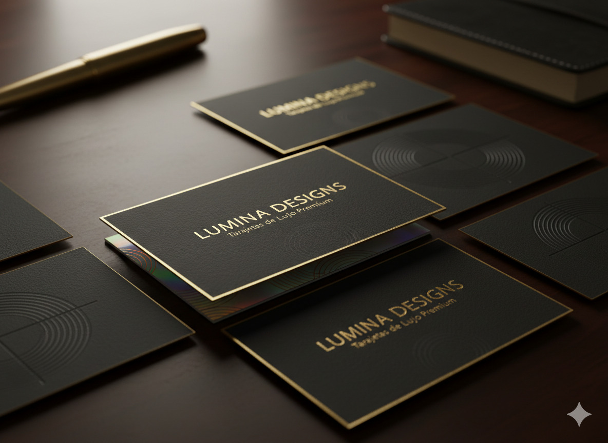 Tarjetas de lujo premium
